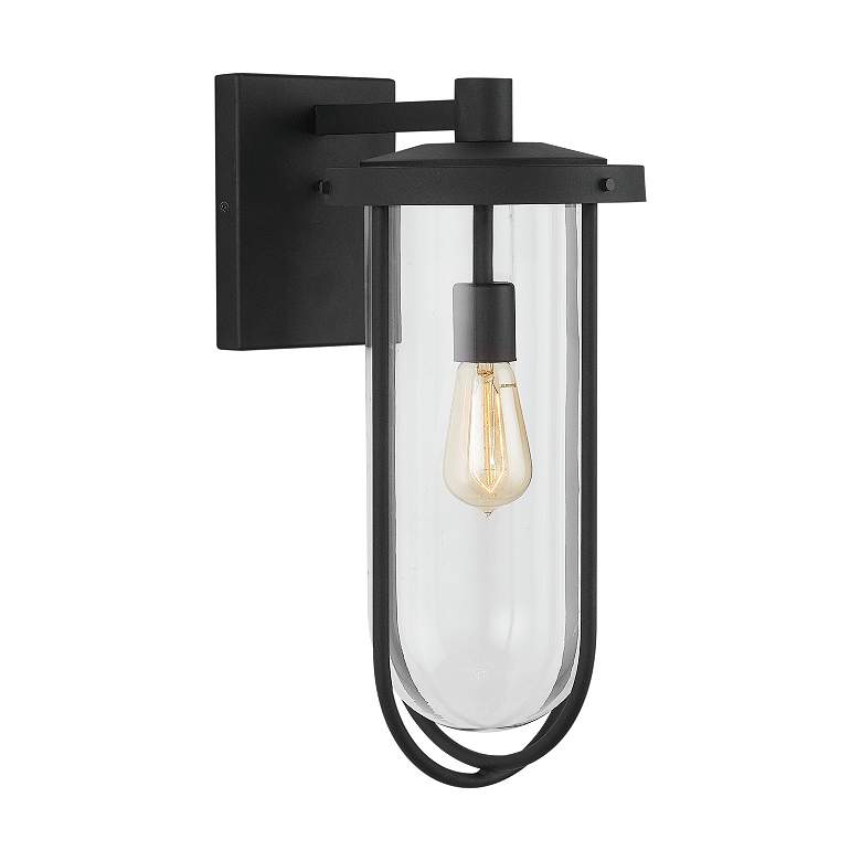 Image 5 Capital Lighting Corbin 1 Light Wall Mount Black more views