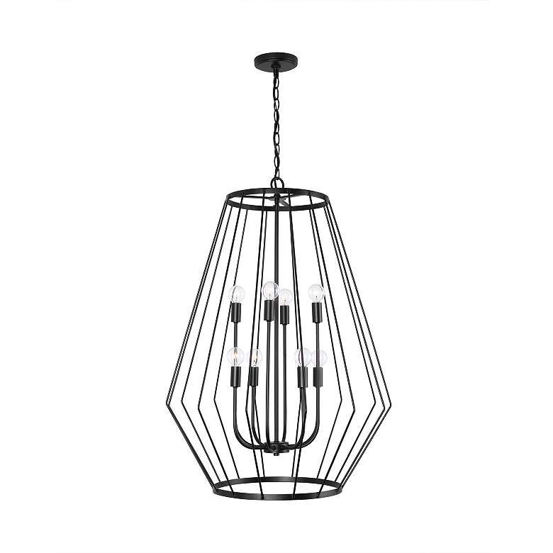 Image 4 Capital Lighting Corey 8 Light Foyer Matte Black more views