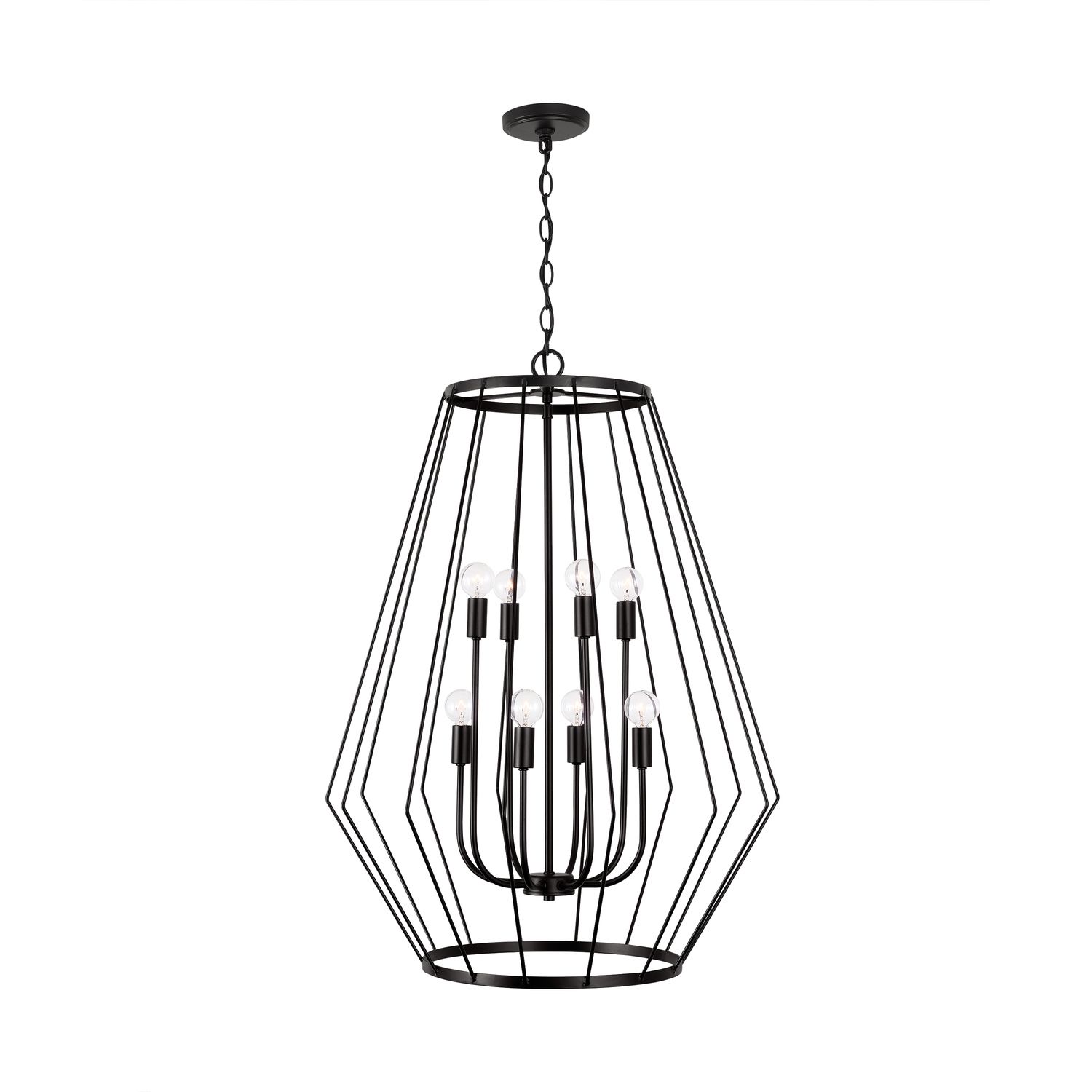 Image 5 Capital Lighting Corey 8 Light Foyer Matte Black more views
