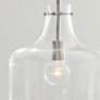 3_Capital Lighting Crawford 11 3/4" Wide Nickel Glass Dome Mini Pendant more views