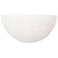 Capital Lighting Crescent 5" High Matte White Opal Glass Wall Sconce