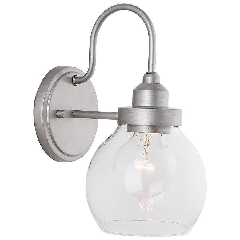 Image 2 Capital Lighting Daphne 9 1/2" Wide Brushed Nickel Wall Light