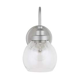 Image5 of Capital Lighting Daphne 9 1/2" Wide Brushed Nickel Wall Light more views