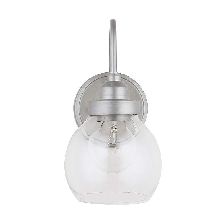 Image 5 Capital Lighting Daphne 9 1/2" Wide Brushed Nickel Wall Light more views