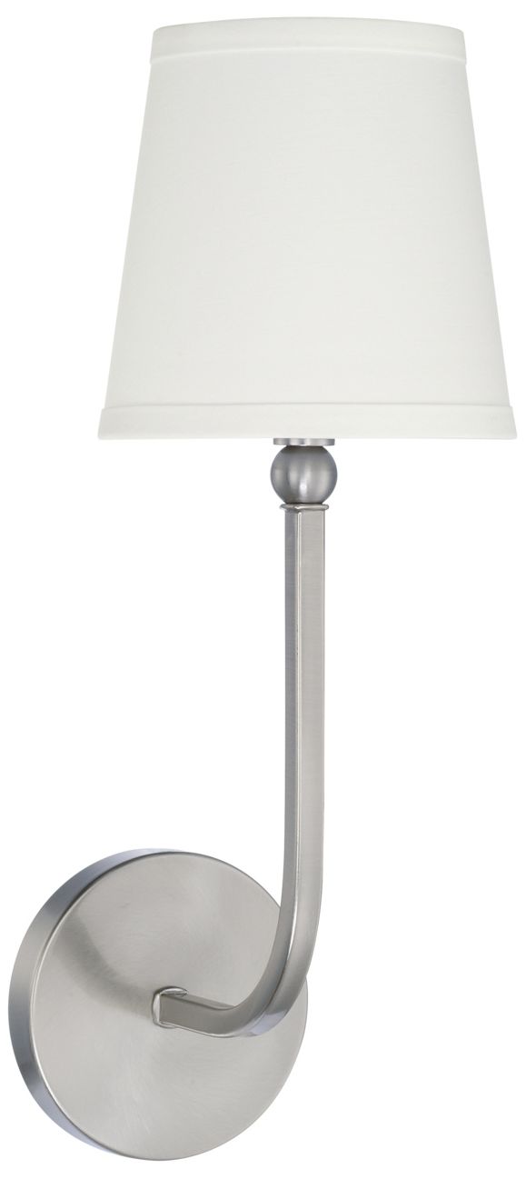 Capital Lighting Dawson 1 Light Sconce 6" Brushed Nickel