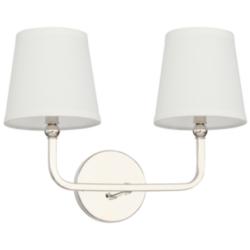 Capital Lighting Dawson 16" Wide 2-Light Polished Nickel Bath Light
