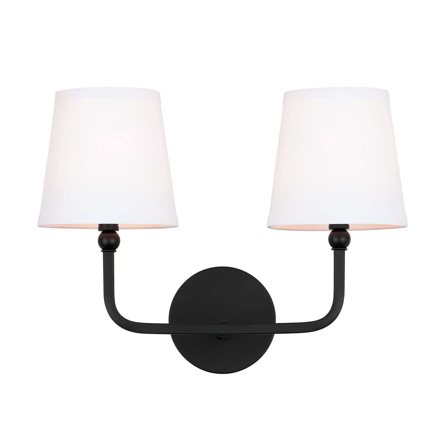 Image 4 Capital Lighting Dawson 2 Light Vanity 16" Matte Black more views