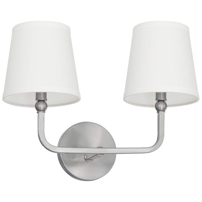 Image 1 Capital Lighting Dawson 2 Light Vanity Brushed Nickel