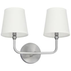 Capital Lighting Dawson 2 Light Vanity Brushed Nickel