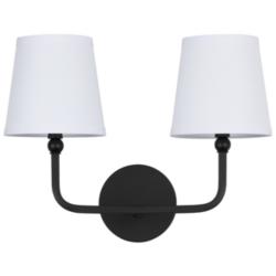 Capital Lighting Dawson 2 Light Vanity Matte Black