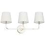 Capital Lighting Dawson 25 1/2" 3-Light Polished Nickel Bath Light