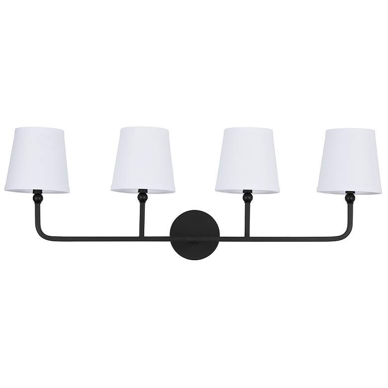 Image 1 Capital Lighting Dawson 4 Light Vanity Matte Black