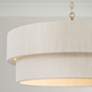3_Capital Lighting Delaney 30" Wide 4-Light Modern Drum Shade Pendant more views
