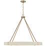 2_Capital Lighting Delaney 36" Wide 8-Light Matte Brass Ring Chandelier