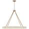 Capital Lighting Delaney 36" Wide 8-Light Matte Brass Ring Chandelier