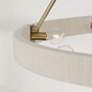 3_Capital Lighting Delaney 36" Wide 8-Light Matte Brass Ring Chandelier more views