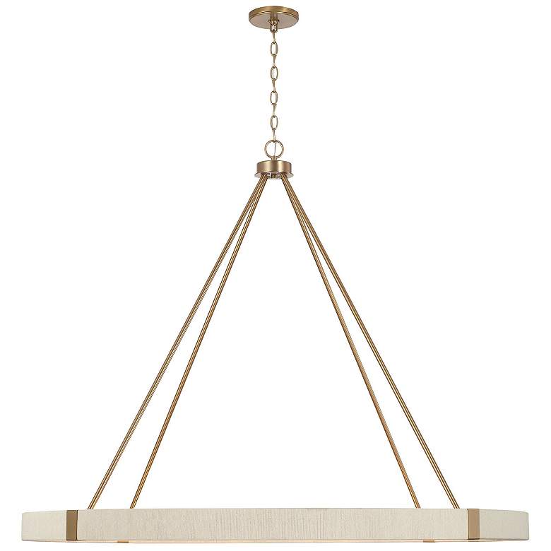 Image 1 Capital Lighting Delaney 47 3/4" Wide Matte Brass 12-Light Chandelier
