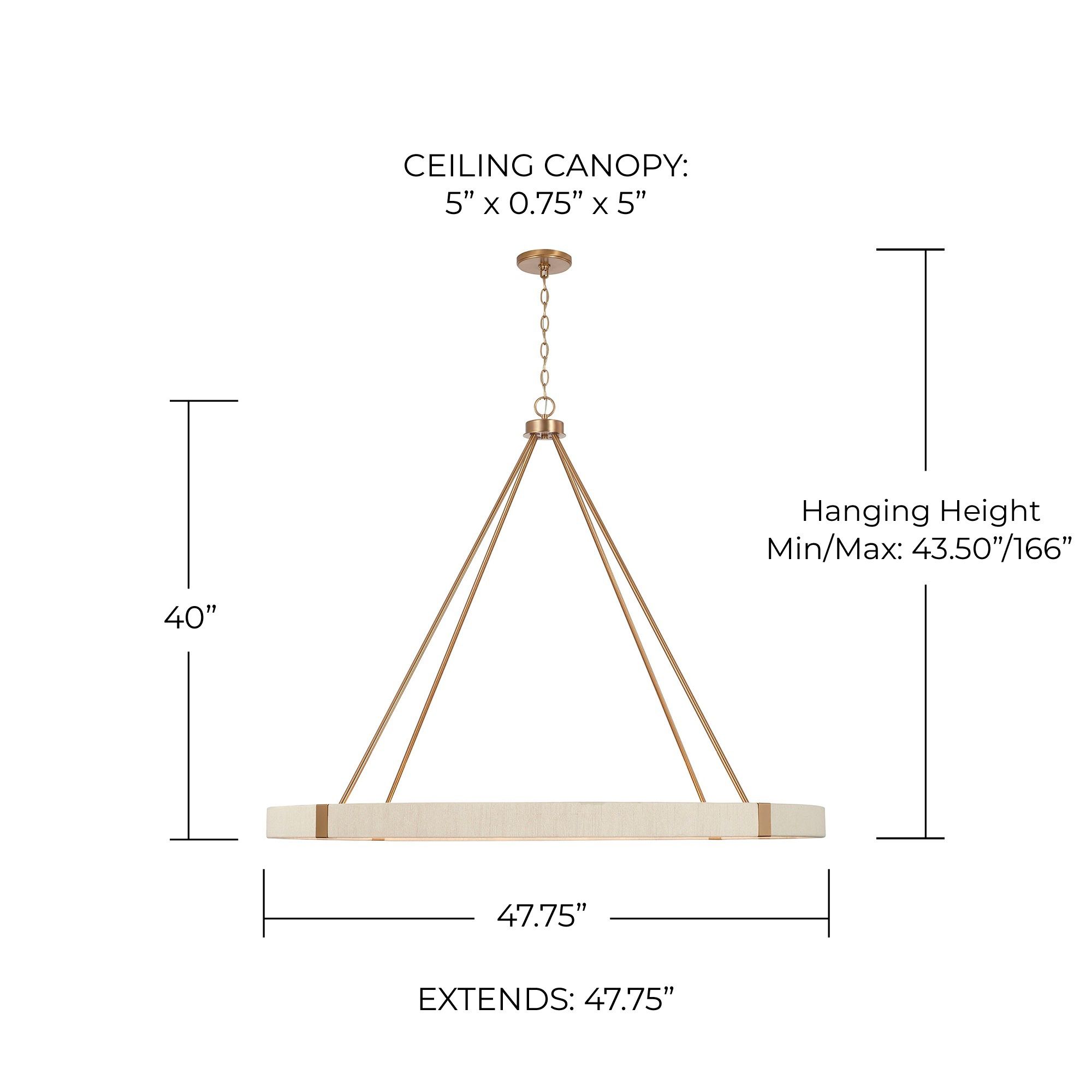 Capital Lighting Delaney 47 3/4" Wide Matte Brass 12-Light Chandelier