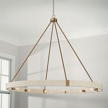 Capital Lighting Delaney 47 3/4" Wide Matte Brass 12-Light Chandelier
