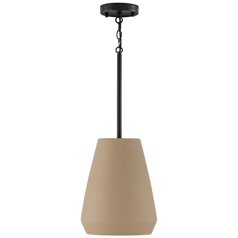 Image 1 Capital Lighting Della 1 Light Pendant 10" Terracotta Sand