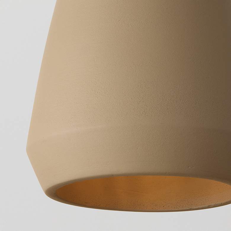 Image 3 Capital Lighting Della 1 Light Pendant 10" Terracotta Sand more views