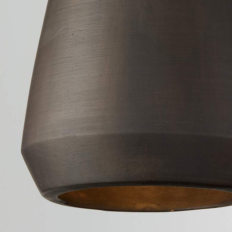 Image 3 Capital Lighting Della 1 Light Pendant 10" Terracotta Umber more views