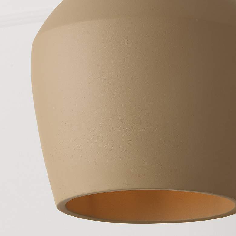 Image 4 Capital Lighting Della 1 Light Pendant 13" Terracotta Sand more views