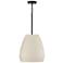Capital Lighting Della 1 Light Pendant 14.25" Terracotta Ivory