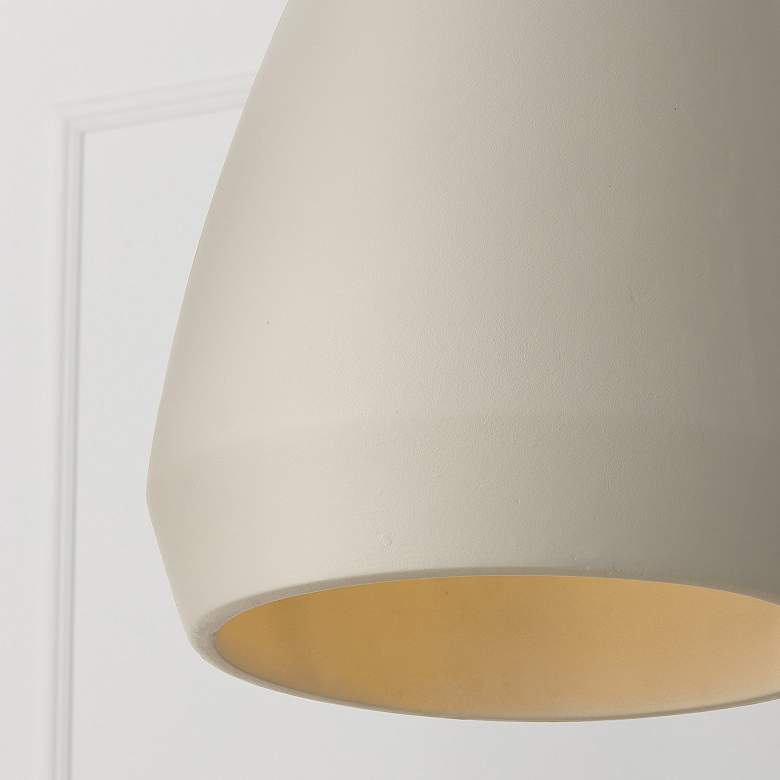 Image 5 Capital Lighting Della 1 Light Pendant 14.25" Terracotta Ivory more views