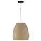 Capital Lighting Della 1 Light Pendant 14.25" Terracotta Sand