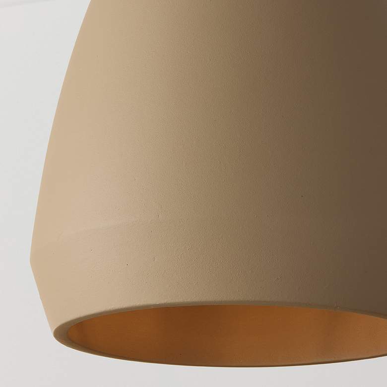 Image 3 Capital Lighting Della 1 Light Pendant 14.25" Terracotta Sand more views