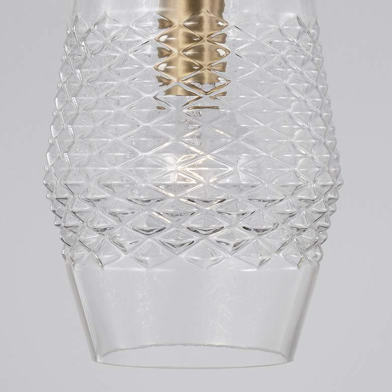 Image 3 Capital Lighting Dena 1 Light Pendant Aged Brass more views