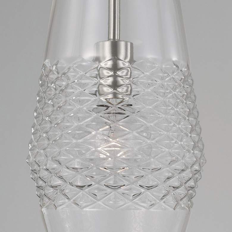 Image 3 Capital Lighting Dena 1 Light Pendant Brushed Nickel more views