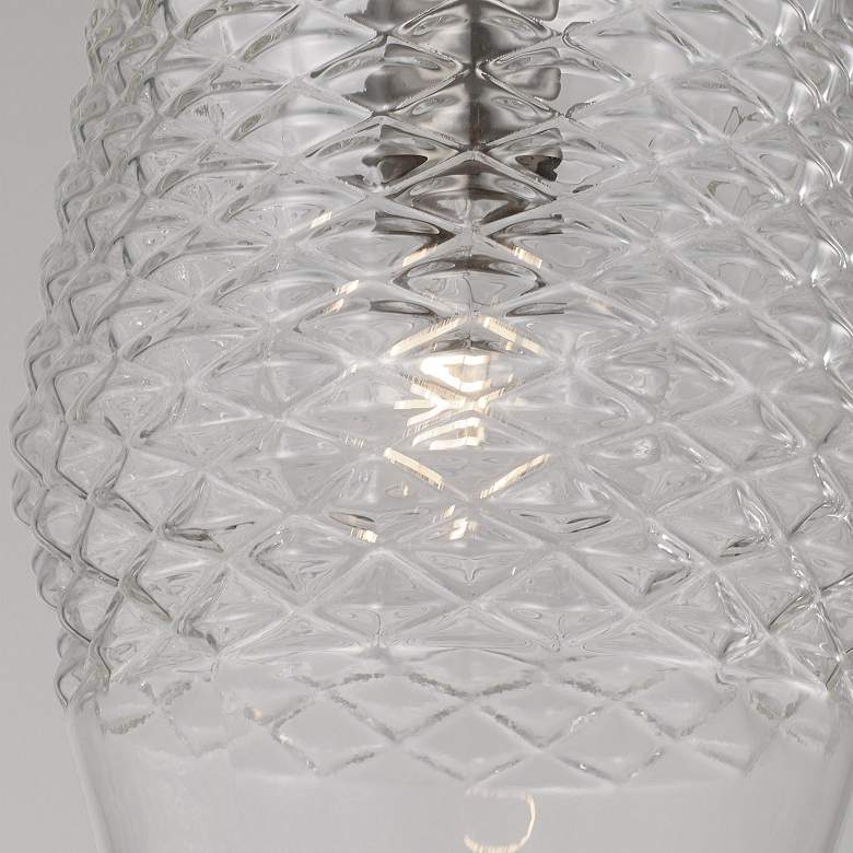 Image 4 Capital Lighting Dena 1 Light Pendant Brushed Nickel more views