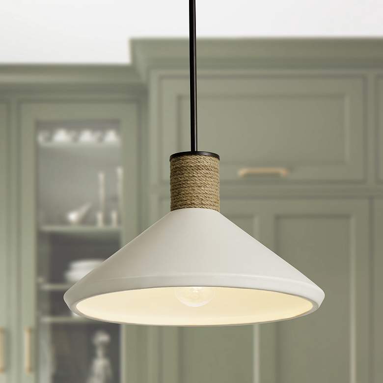 Image 1 Capital Lighting Destin 1 Light Pendant Dark Pewter