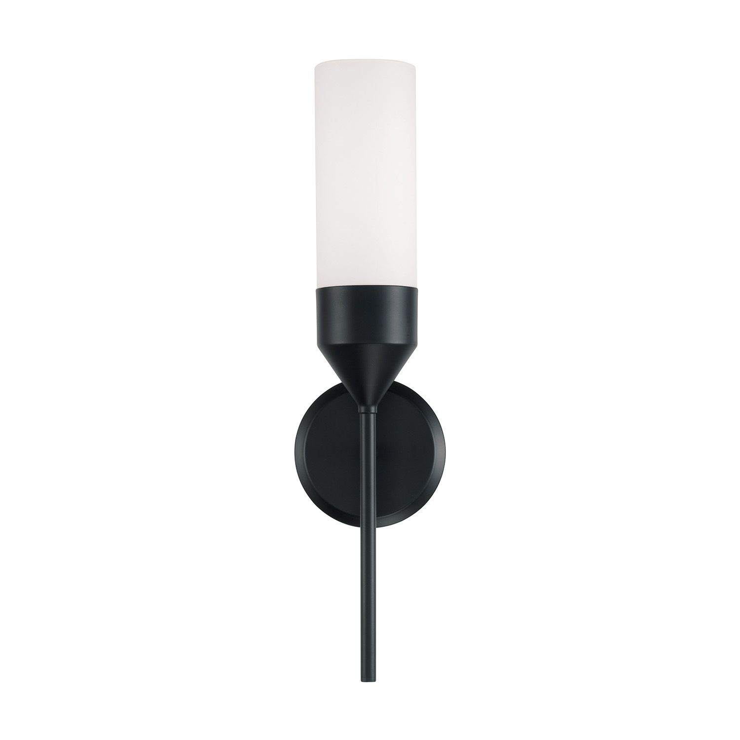 Image 5 Capital Lighting Devon 1 Light Sconce 5" Matte Black more views