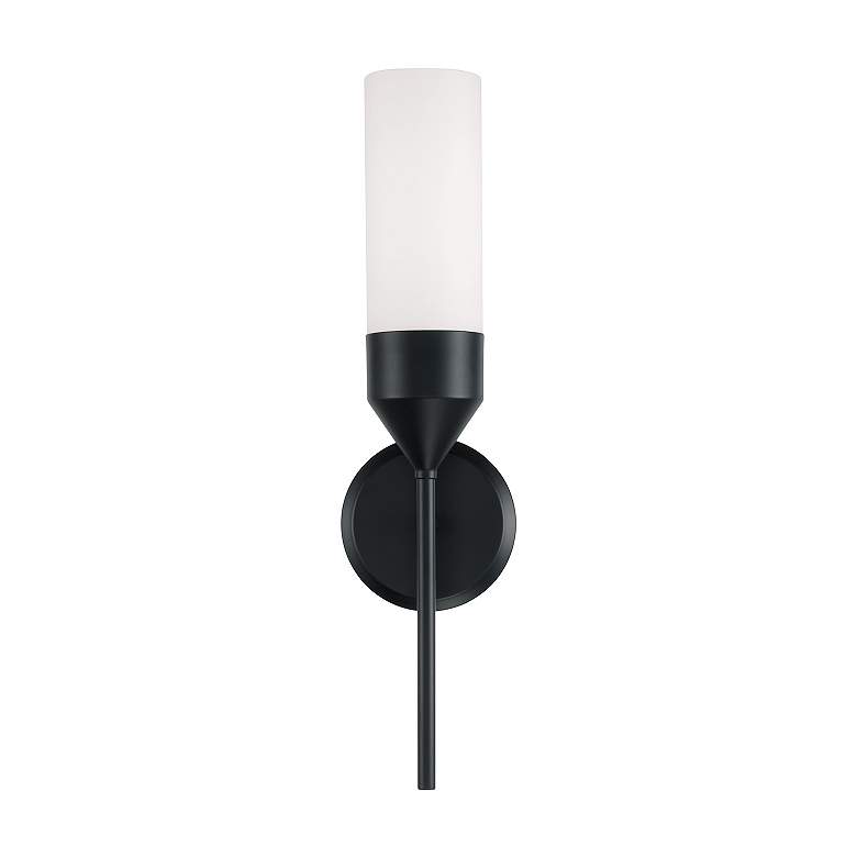 Image 4 Capital Lighting Devon 1 Light Sconce Matte Black more views