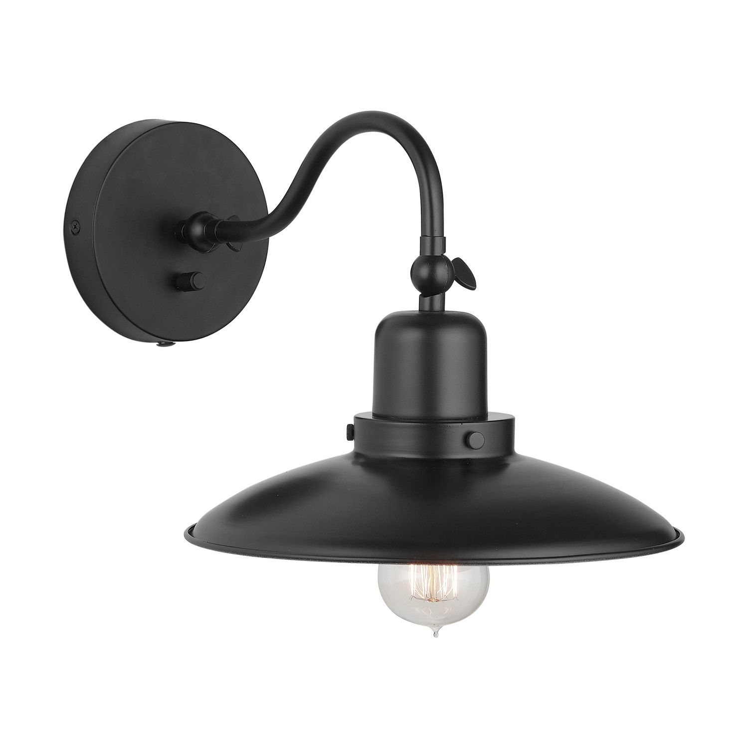 Capital Lighting Dewitt 1 Light Sconce 10.25" Matte Black
