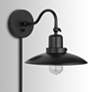 7_Capital Lighting Dewitt 1 Light Sconce Matte Black more views
