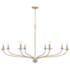 Capital Lighting Dolan 8 Light Chandelier Matte Brass