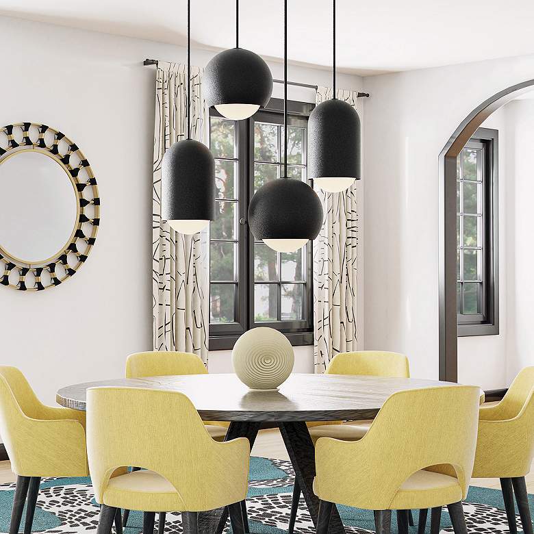 Image 3 Capital Lighting Dolby 1 Light Pendant Black Iron more views