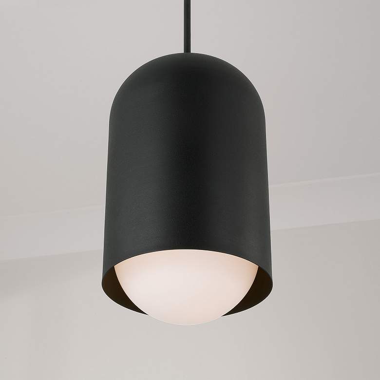 Image 4 Capital Lighting Dolby 1 Light Pendant Black Iron more views