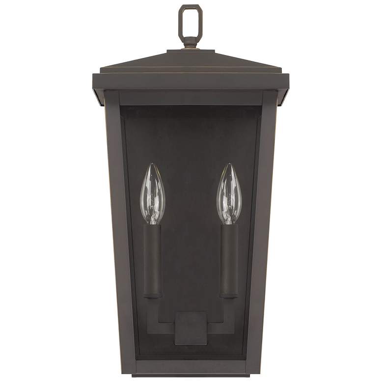 Image 1 Capital Lighting Donnelly 2 Light Outdoor Flush Mount Oiled Bronze