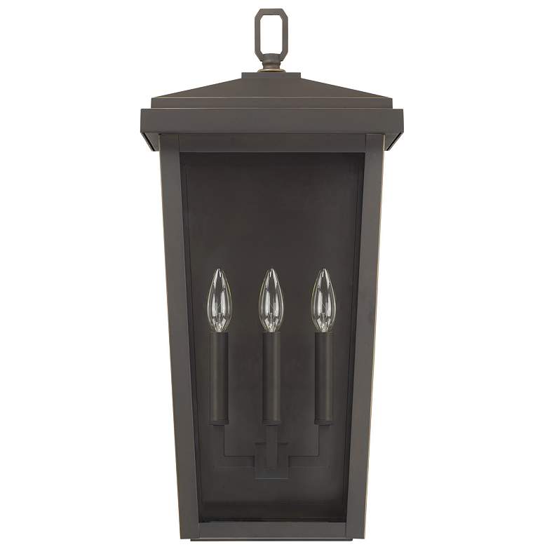 Image 1 Capital Lighting Donnelly 3 Light Outdoor Wall-Lantern Oiled Bronze