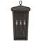 Capital Lighting Donnelly 3 Light Outdoor Wall-Lantern Oiled Bronze