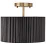 2_Capital Lighting Donovan 12 1/2" Brass and Matte Black Ceiling Light