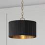 3_Capital Lighting Donovan 12 1/2" Brass and Matte Black Ceiling Light more views