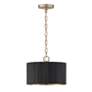 6_Capital Lighting Donovan 12 1/2" Brass and Matte Black Ceiling Light more views