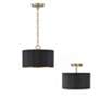 7_Capital Lighting Donovan 12 1/2" Brass and Matte Black Ceiling Light more views