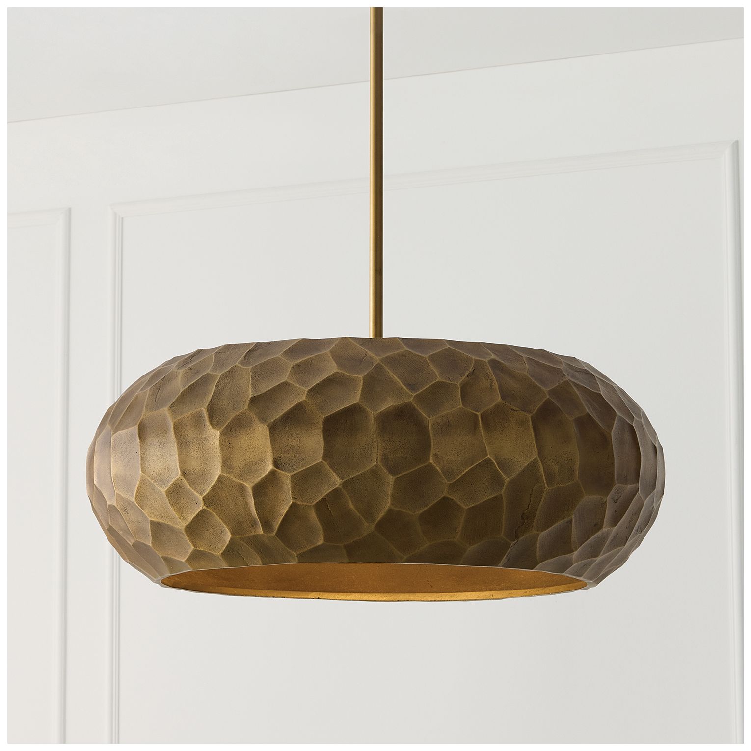 Thumbnail1 of Capital Lighting Dorian 4 Light Pendant 26" Burnished Patinaed Brass